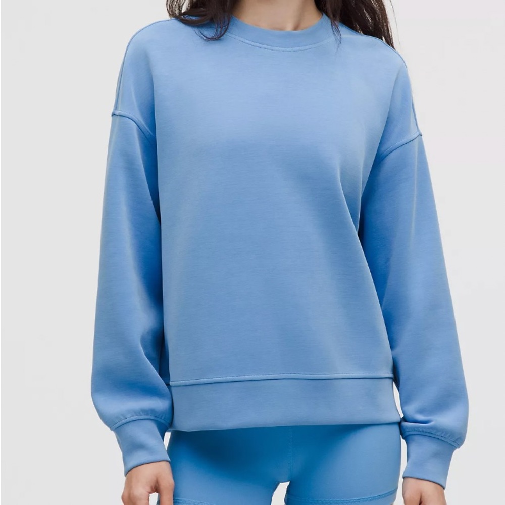 lululemon Softstreme Crewneck Oversized Pullover in Purple - Size: Small